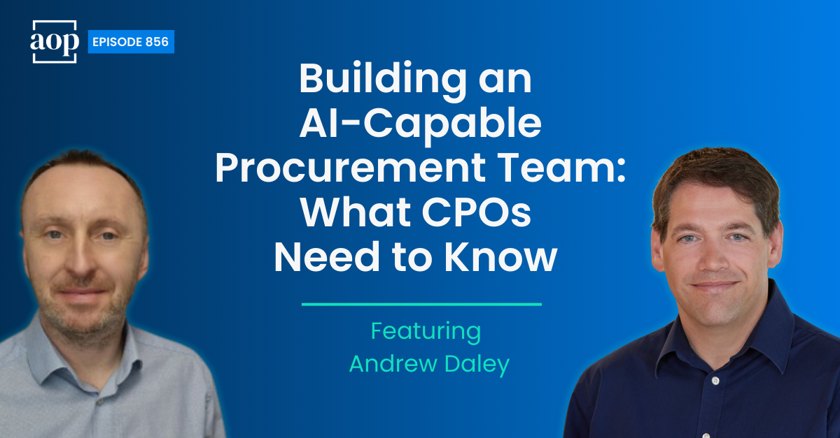 Building an AI-Capable Procurement Team: What CPOs Need to Know
