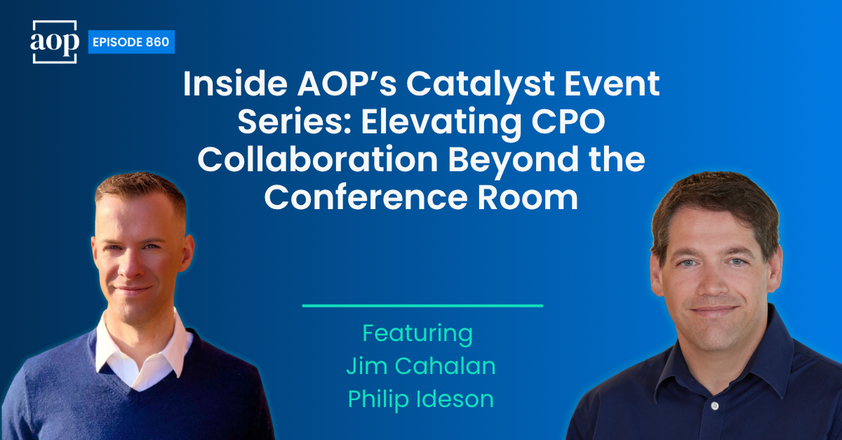 Inside AOP's Catalyst Event Series: Elevating CPO Collaboration Beyond the Conference Room