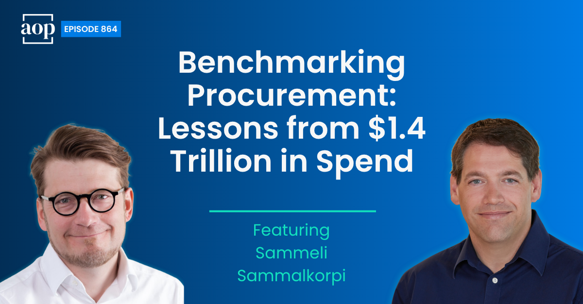 Benchmarking Procurement: Lessons from $1.4 Trillion in Spend