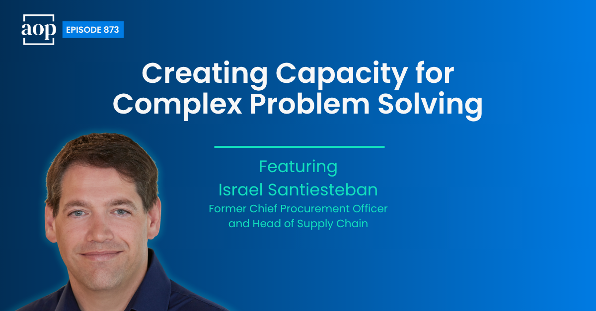 Creating Capacity for Complex Problem Solving