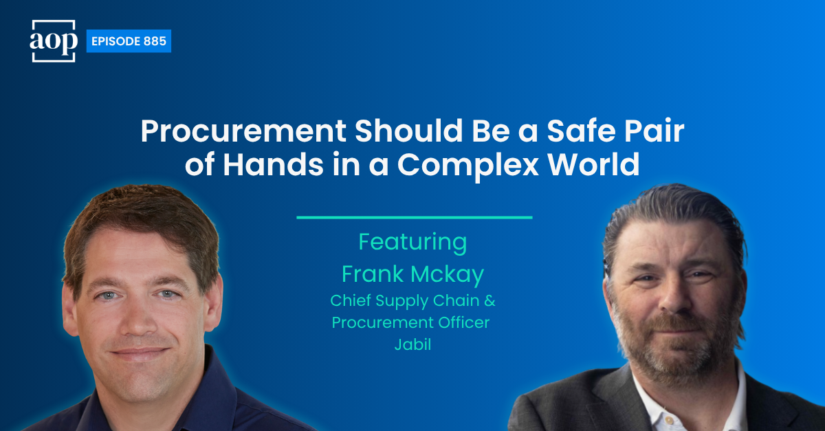 Procurement Should Be a Safe Pair of Hands in a Complex World