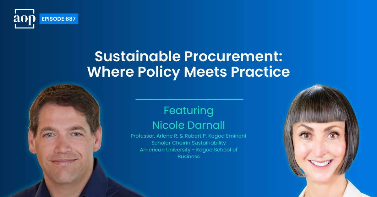 Sustainable Procurement: Where Policy Meets Practice
