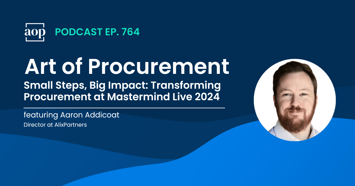 Small Steps, Big Impact: Transforming Procurement at Mastermind Live 2024