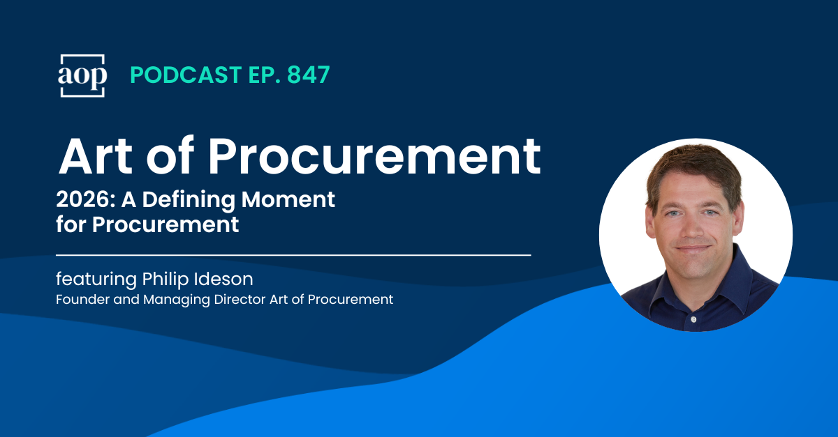 2026: A Defining Moment for Procurement