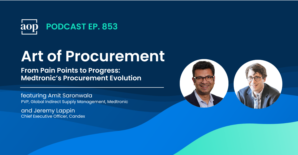 From Pain Points to Progress: Medtronic’s Procurement Evolution