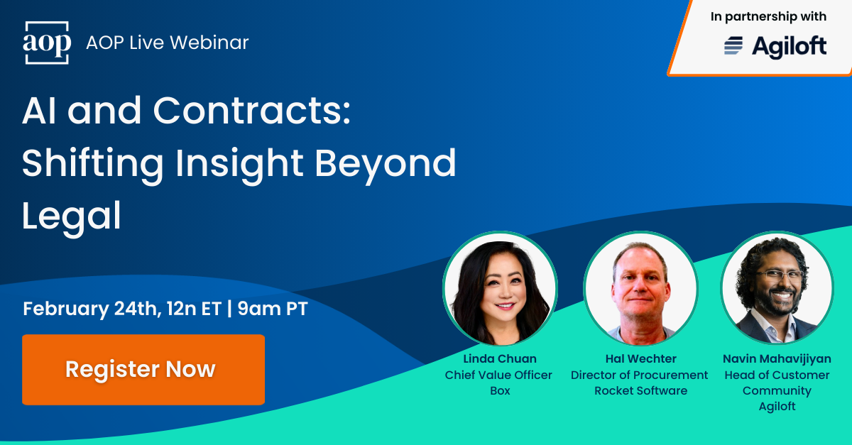 AOP Live Webinar - Agiloft Feb 26 - Feature Image-2