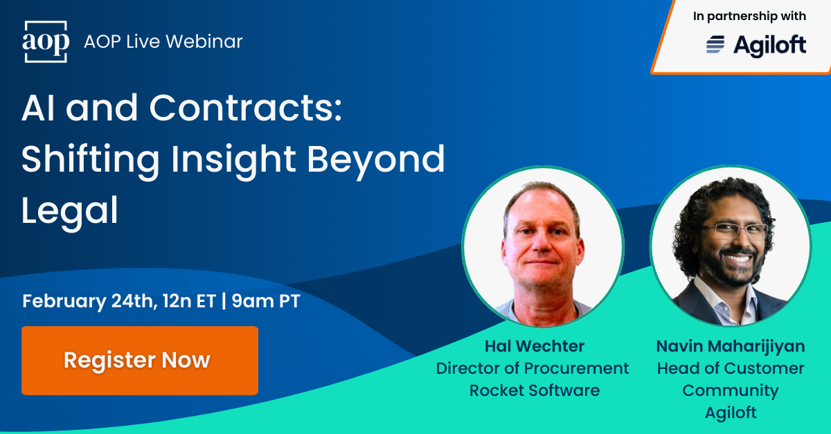 AOP Live Webinar Agiloft Feb 26 - feature image