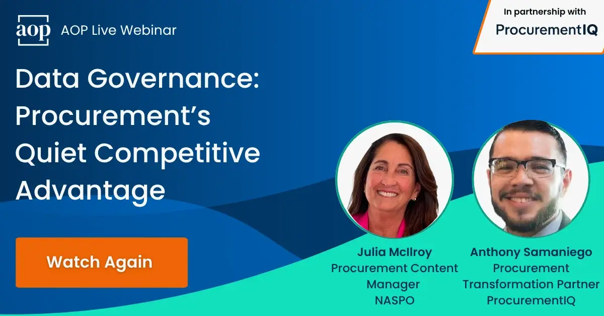 Data Governance: Procurement’s Quiet Competitive Advantage