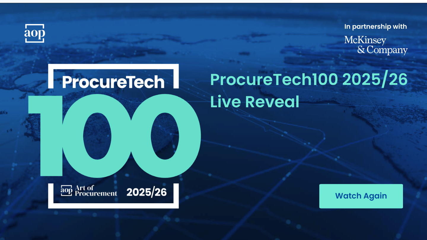 ProcureTech100 2025/26 Live Reveal
