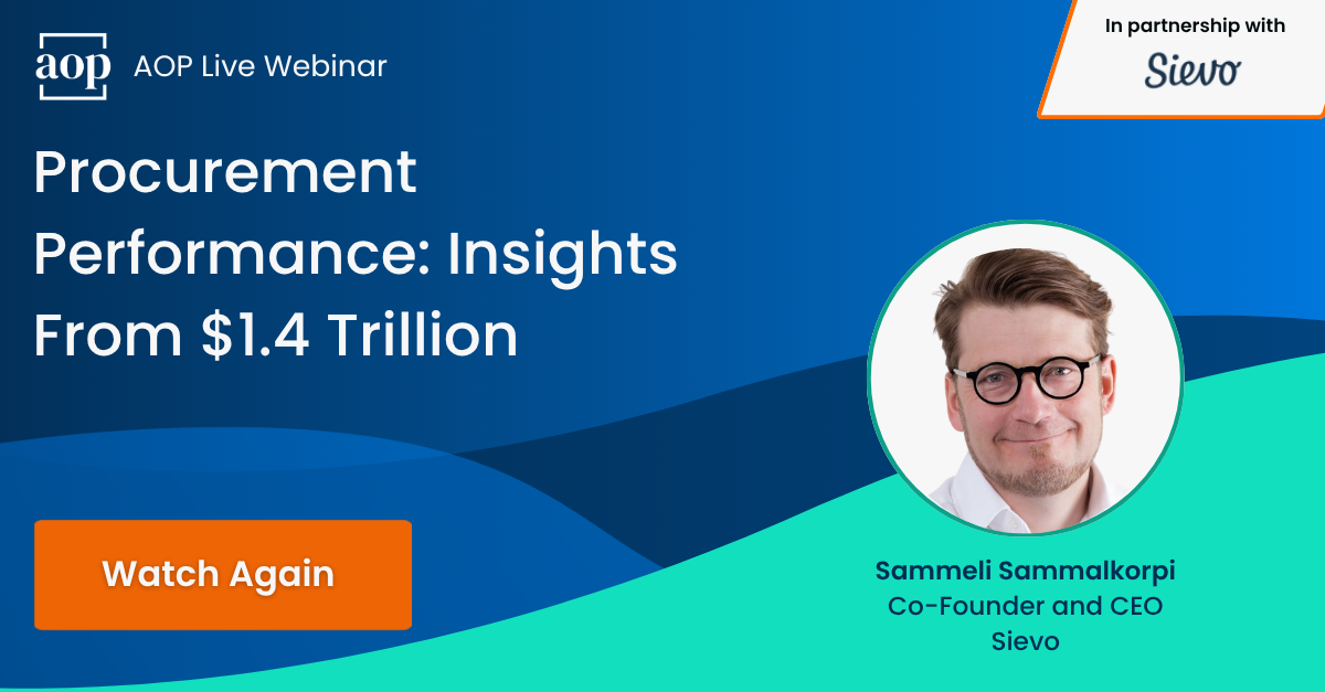 AOP Live Webinar Sievo Mar 26 - feature imageWA