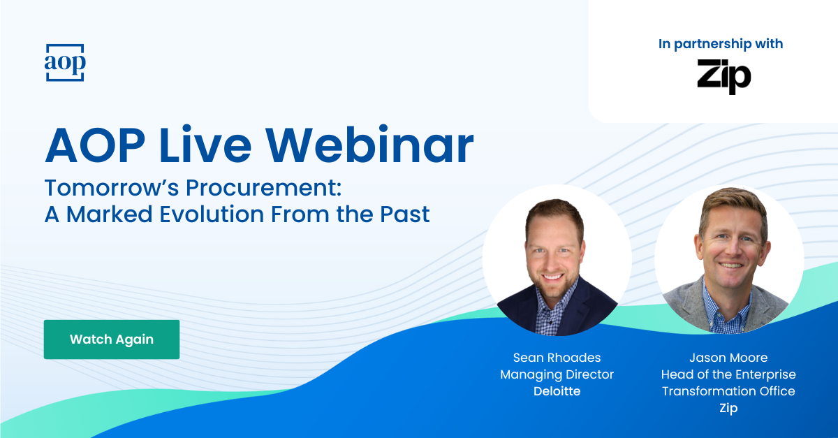 Tomorrow’s Procurement: A Marked Evolution From the Past