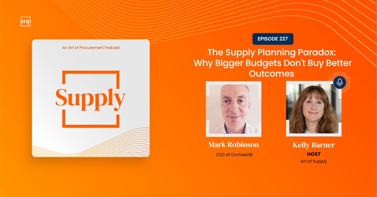 The Supply Planning Paradox: Why Bigger Budgets Don't Buy Better Outcomes