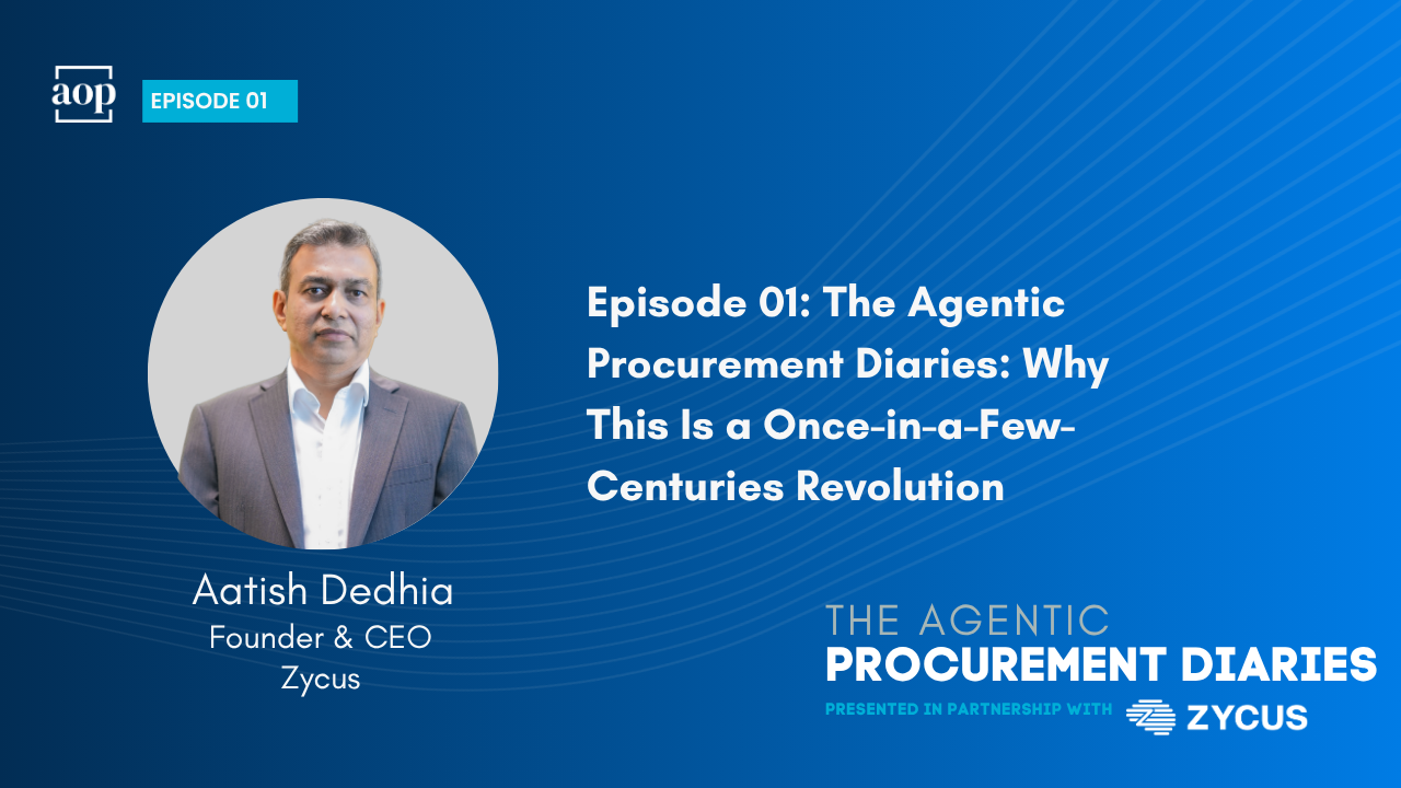 The Agentic Procurement Diaries: Why This Is a Once-in-a-Few-Centuries Revolution