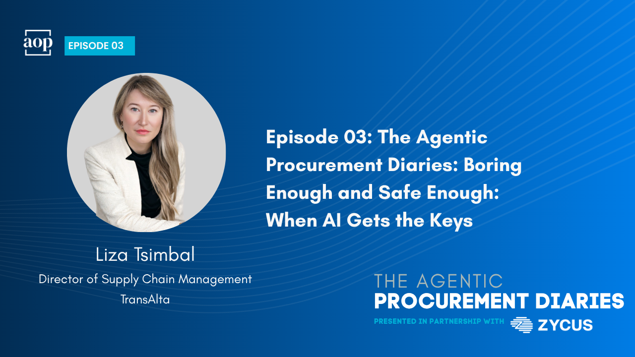 The Agentic Procurement Diaries: Boring Enough and Safe Enough: When AI Gets the Keys