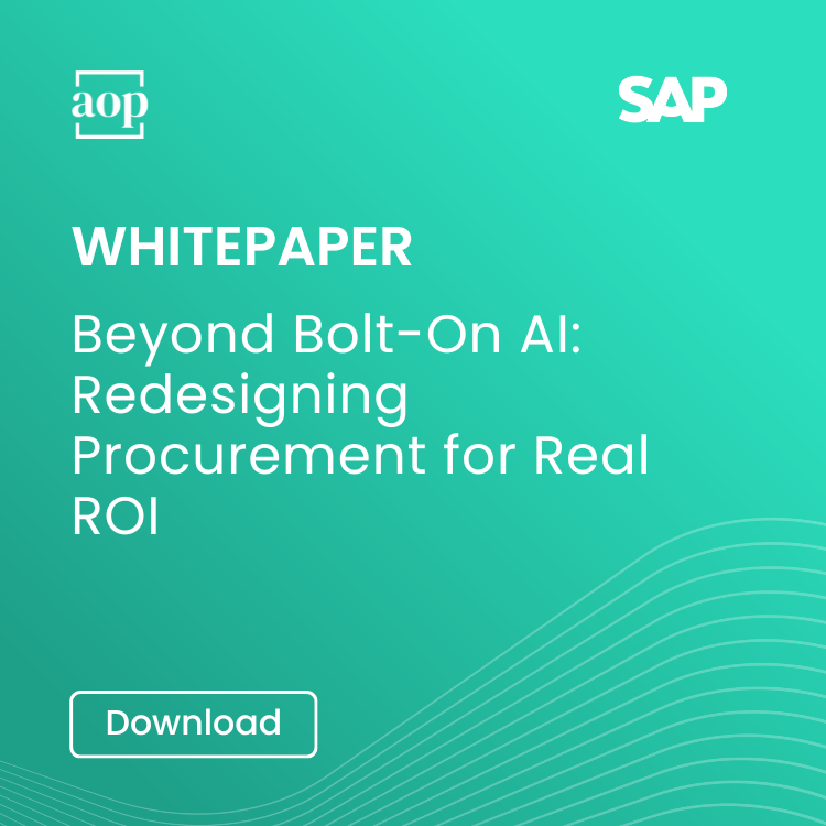 Beyond Bolt-On AI Redesigning  Procurement for Real ROI