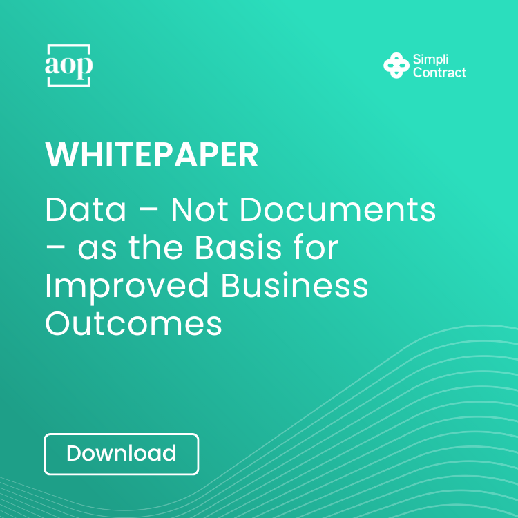 Data – Not Documents – as the Basis for Improved Business Outcomes