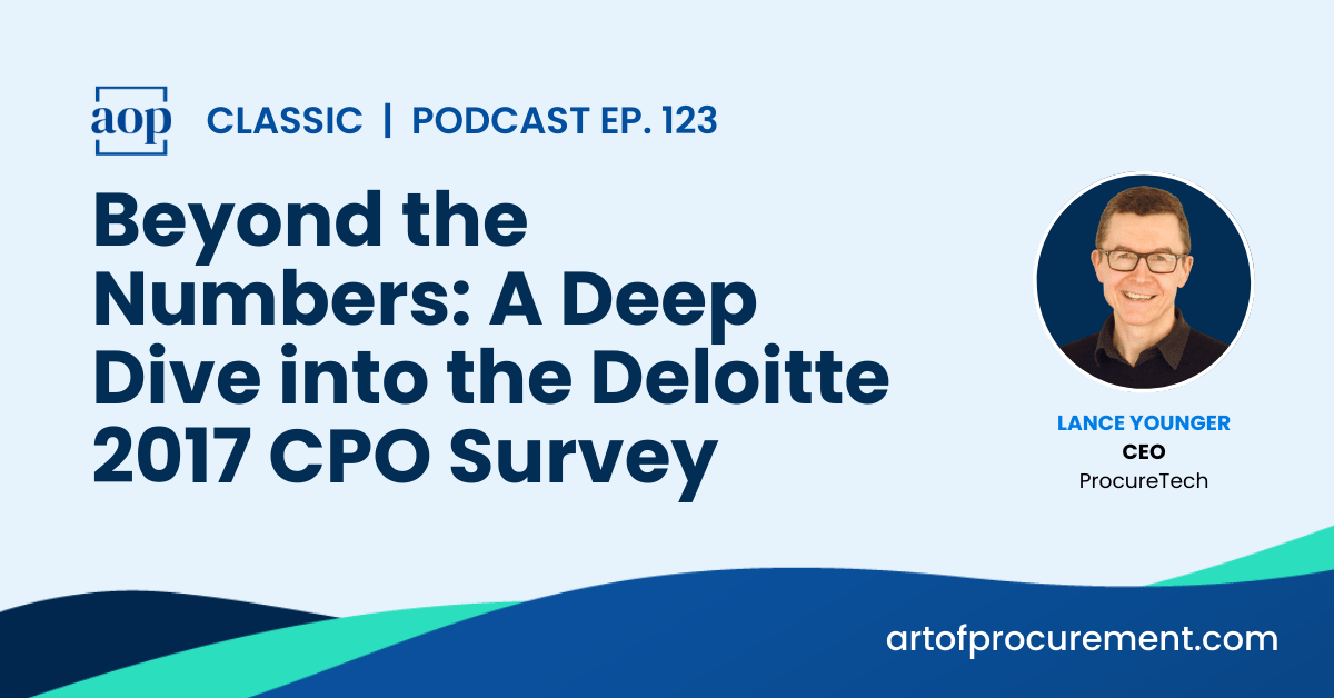 Beyond the Numbers: A Deep Dive into the Deloitte 2017 CPO Survey