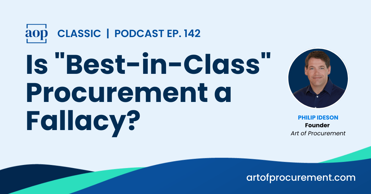 Is “Best-in-Class” Procurement a Fallacy?