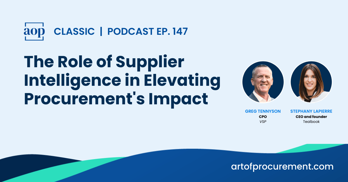 The Role of Supplier Intelligence in Elevating Procurement’s Impact