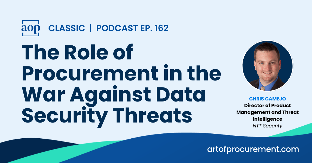 The Role of Procurement in the War Against Data Security Threats