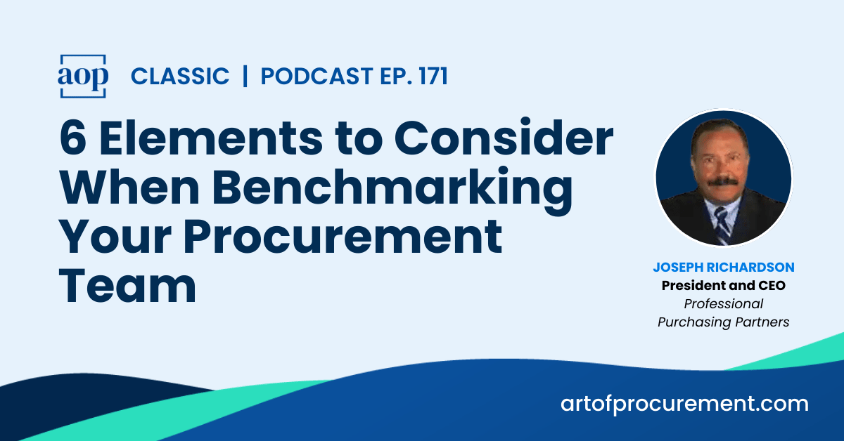 6 Elements to Consider When Benchmarking Your Procurement Team