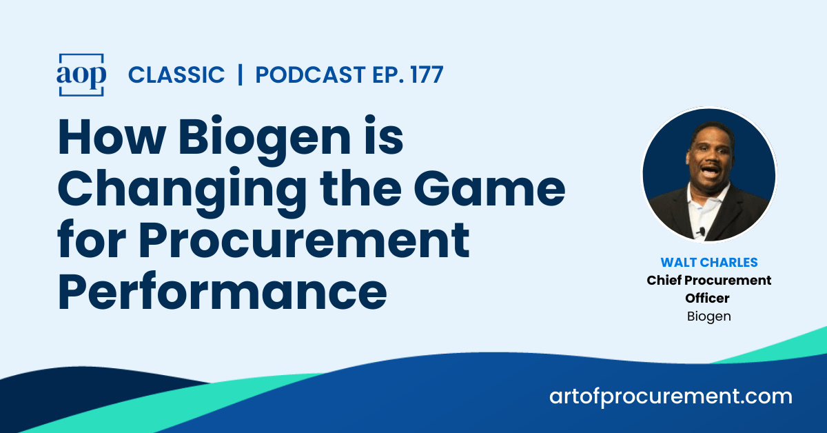 How Biogen is Changing the Game for Procurement Performance