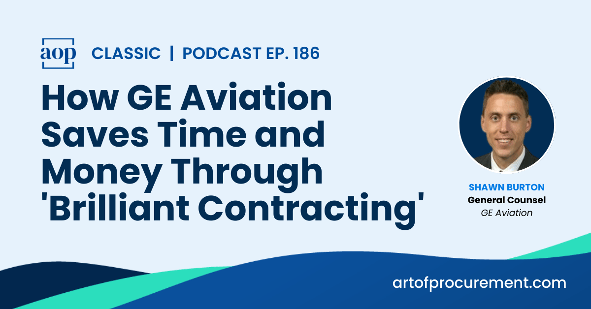 How GE Aviation Saves Time and Money Through “Brilliant Contracting