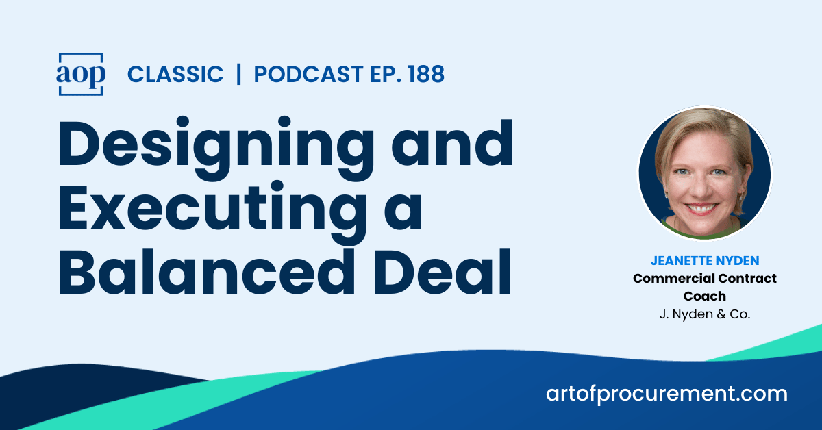 Designing and Executing a Balanced Deal