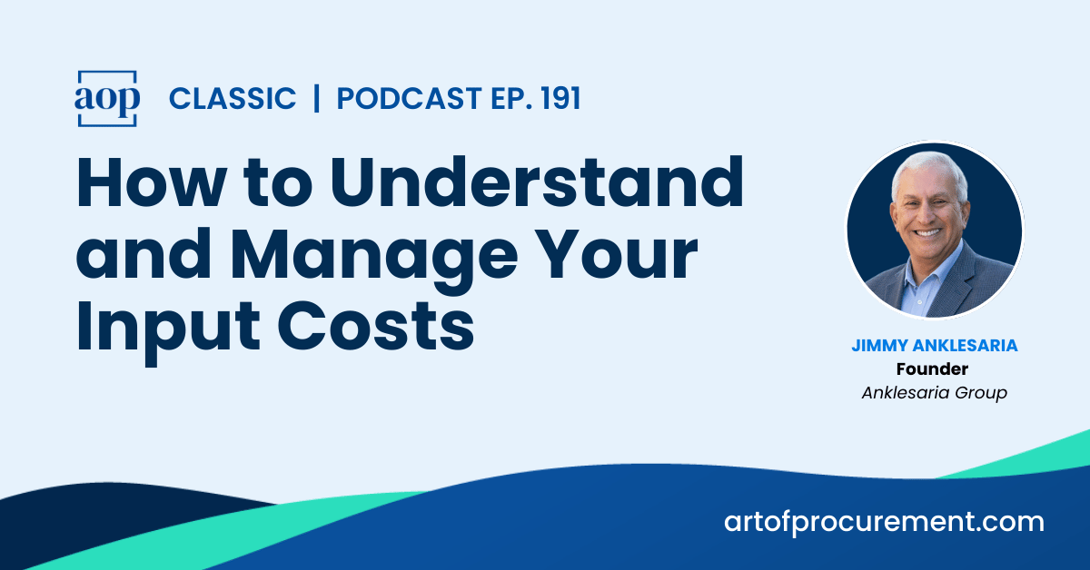 How to Understand and Manage Your Input Costs