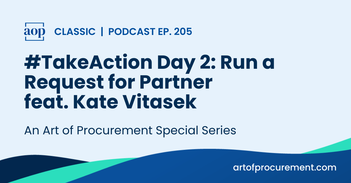 #TakeAction Day 2: Run a Request for Partner