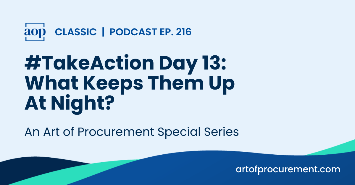 #TakeAction Day 13: What Keeps Them Up At Night?