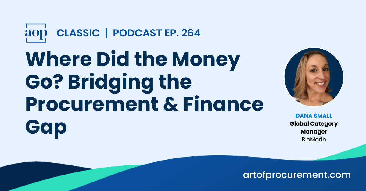 Where Did the Money Go? Bridging the Procurement & Finance Gap