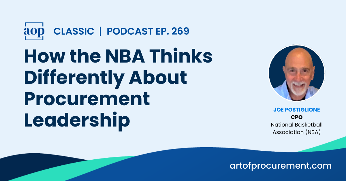 How the NBA Thinks Differently About Procurement Leadership