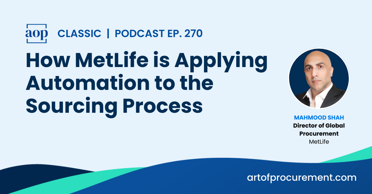 How MetLife is Applying Automation to the Sourcing Process