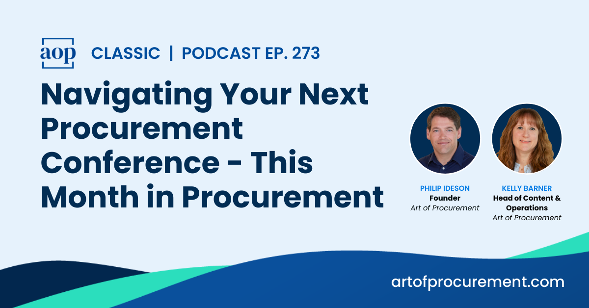 Navigating Your Next Procurement Conference – This Month in Procurement