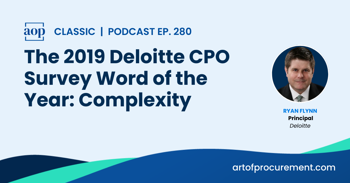 The 2019 Deloitte CPO Survey Word of the Year: Complexity