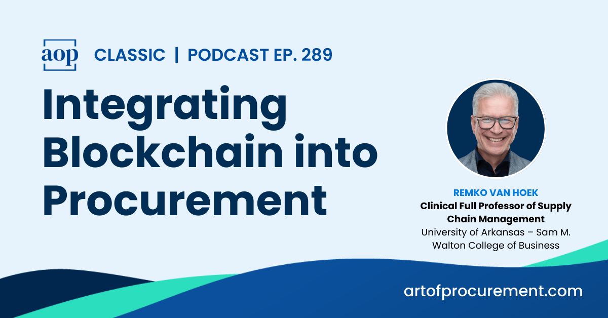 Integrating Blockchain into Procurement