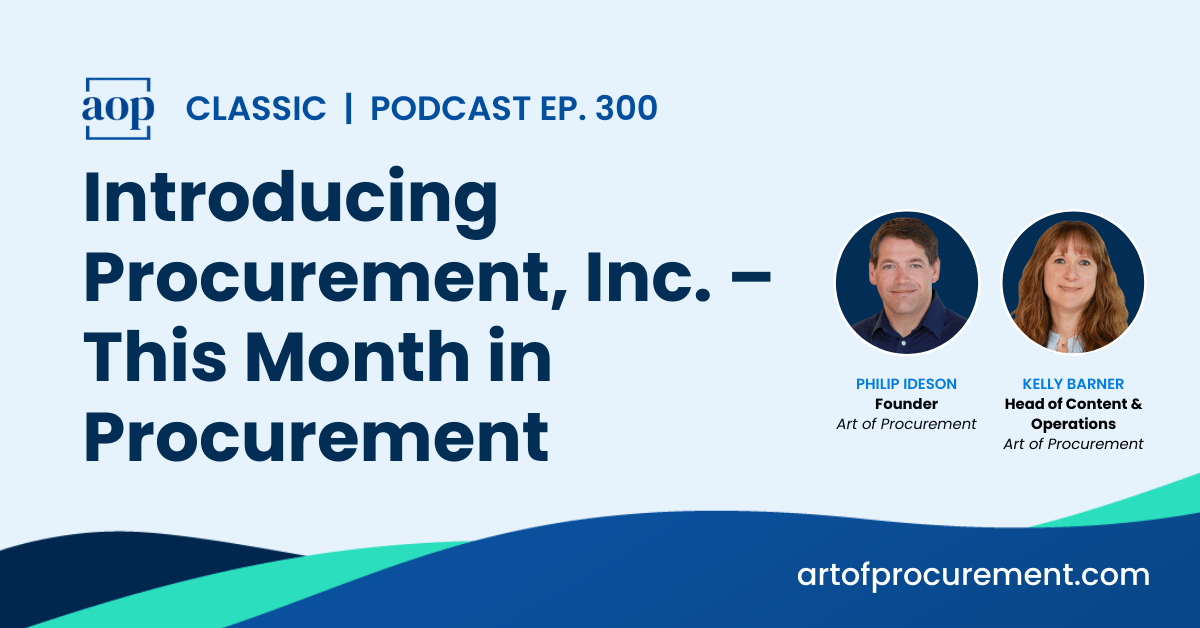 Introducing Procurement, Inc. – This Month in Procurement