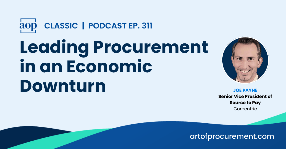 Leading Procurement in an Economic Downturn