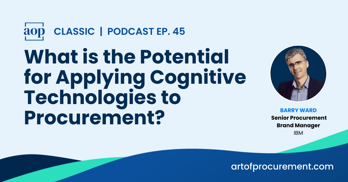 What is the Potential for Applying Cognitive Technologies to Procurement?