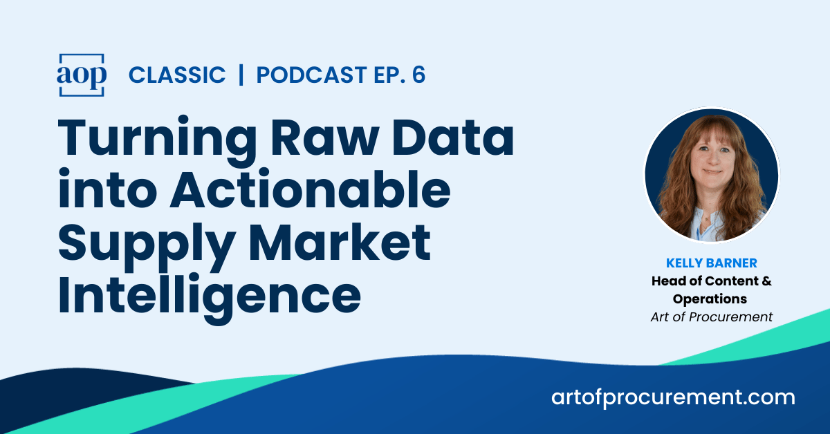 Turning Raw Data into Actionable Supply Market Intelligence