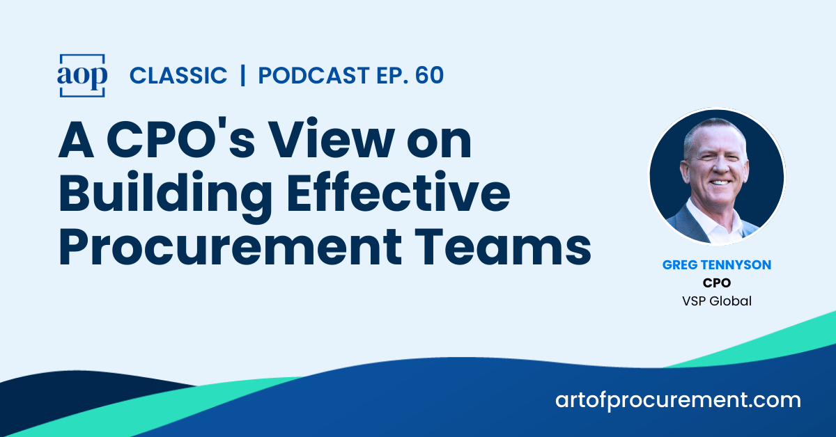 A CPO’s View on Building Effective Procurement Teams