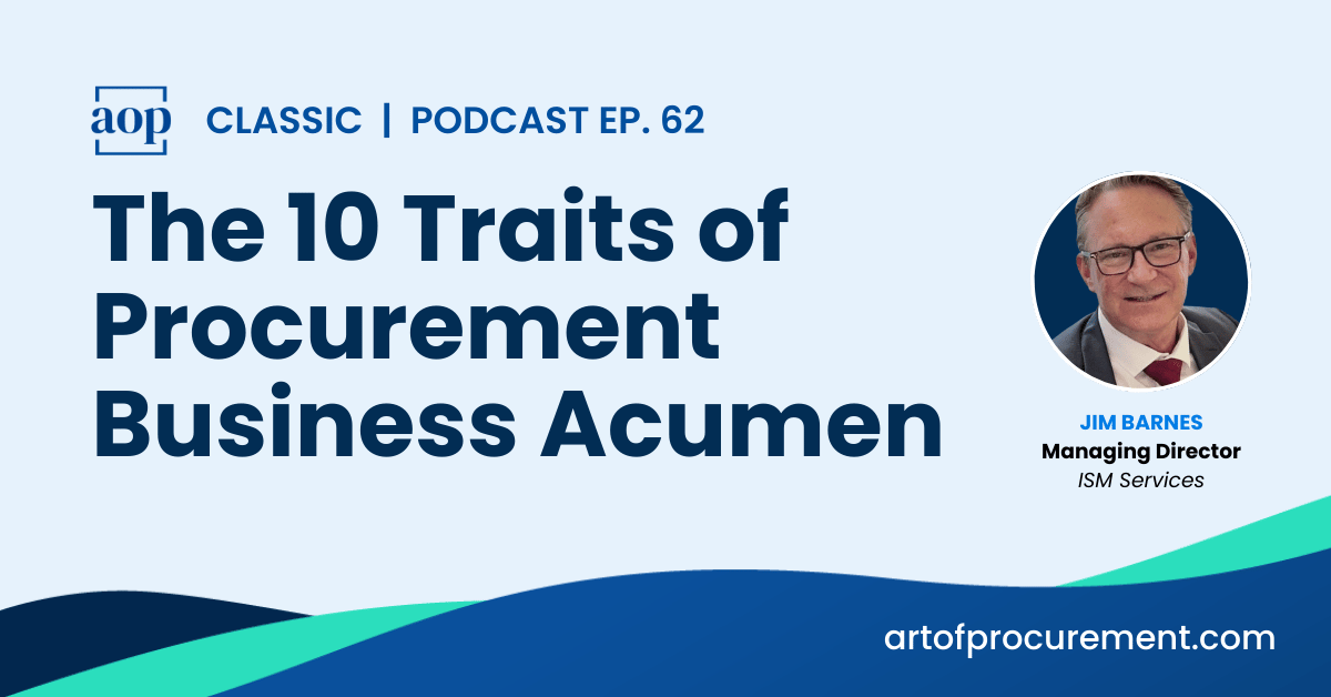 The 10 Traits of Procurement Business Acumen