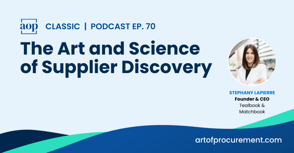 The Art and Science of Supplier Discovery