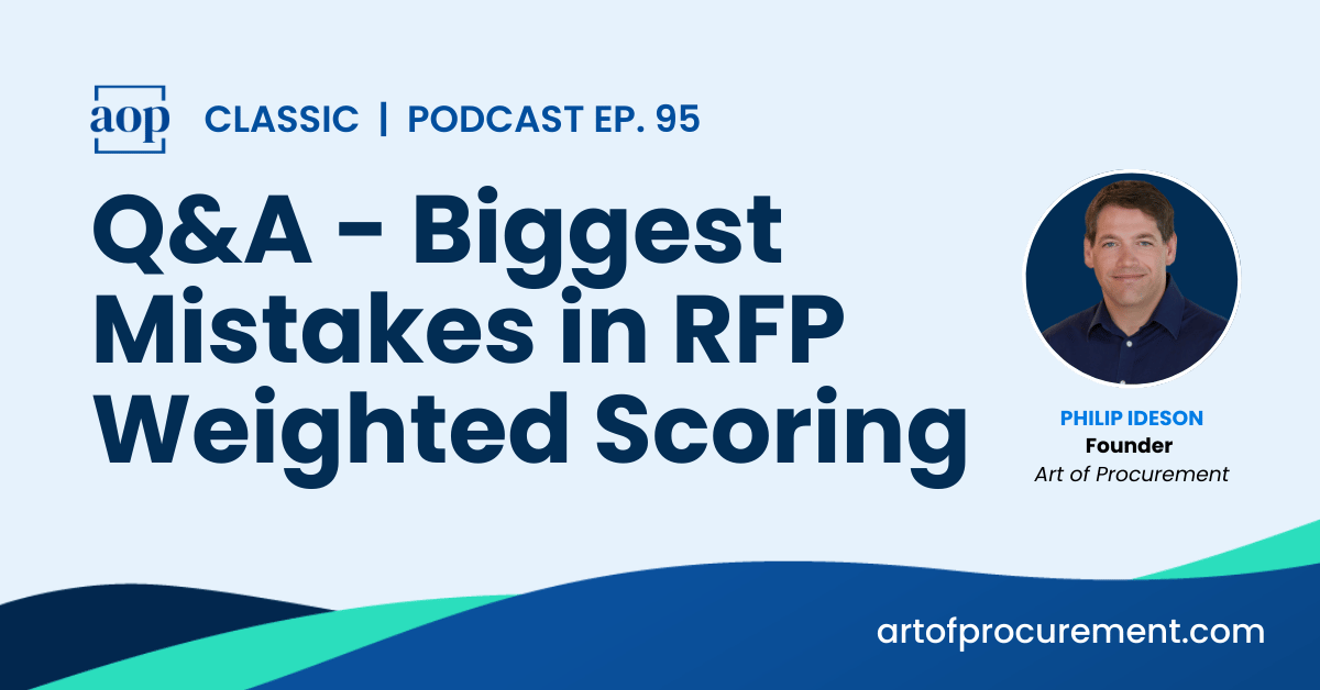 Q&A – Biggest Mistakes in RFP Weighted Scoring