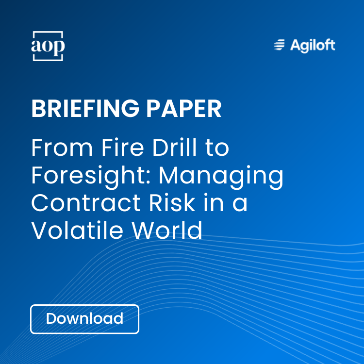 From Fire Drill to Foresight Managing Contract Risk in a Volatile World-1