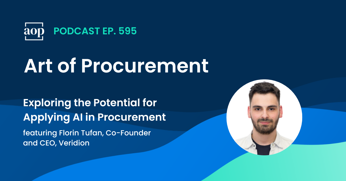 Exploring the Potential for Applying AI in Procurement