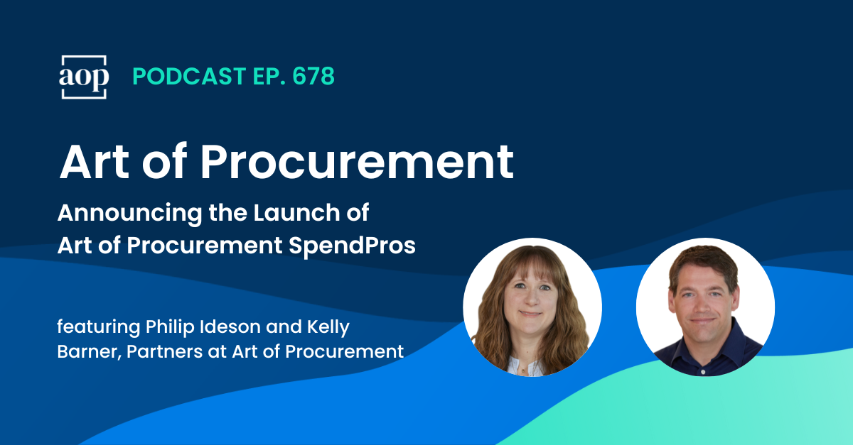 Announcing the Launch of Art of Procurement SpendPros