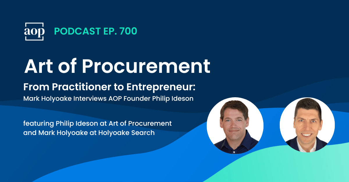 From Practitioner to Entrepreneur: Mark Holyoake Interviews AOP Founder Philip Ideson