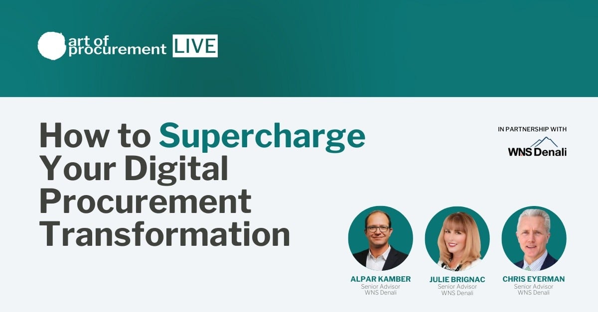 How to SUPERCHARGE Your Digital Procurement Strategy